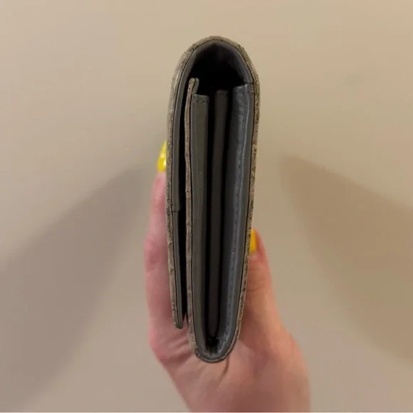 Miu Miu - Taupe Crocodile Embossed Wallet - Picture 5 of 9